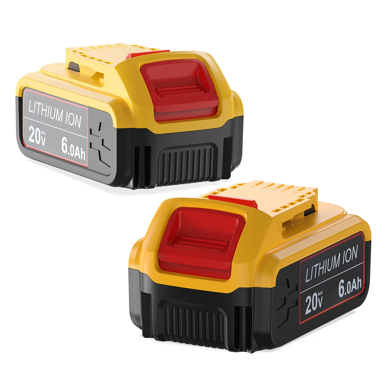 For Dewalt DCB200 DCB206 20V 6.0-Ah Durable Premium Lithium-Ion Battery Pack For Dewalt Power Tool Battery Hammer Drill 20V