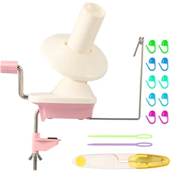 1Set Manual Wool Ball Winder Manual Household Yarn Winding Detachable Yarn Ball Roller Weaving Tools DIY Yarn Ball Winder