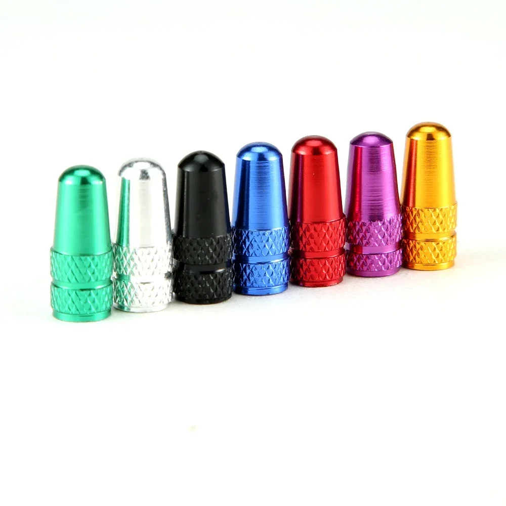 4Pcs/Set Aluminum Alloy Road MTB Track Racing Bike Tube Tyre Bicycle Tire Wheel French Valve cap Presta AIR Valve Caps