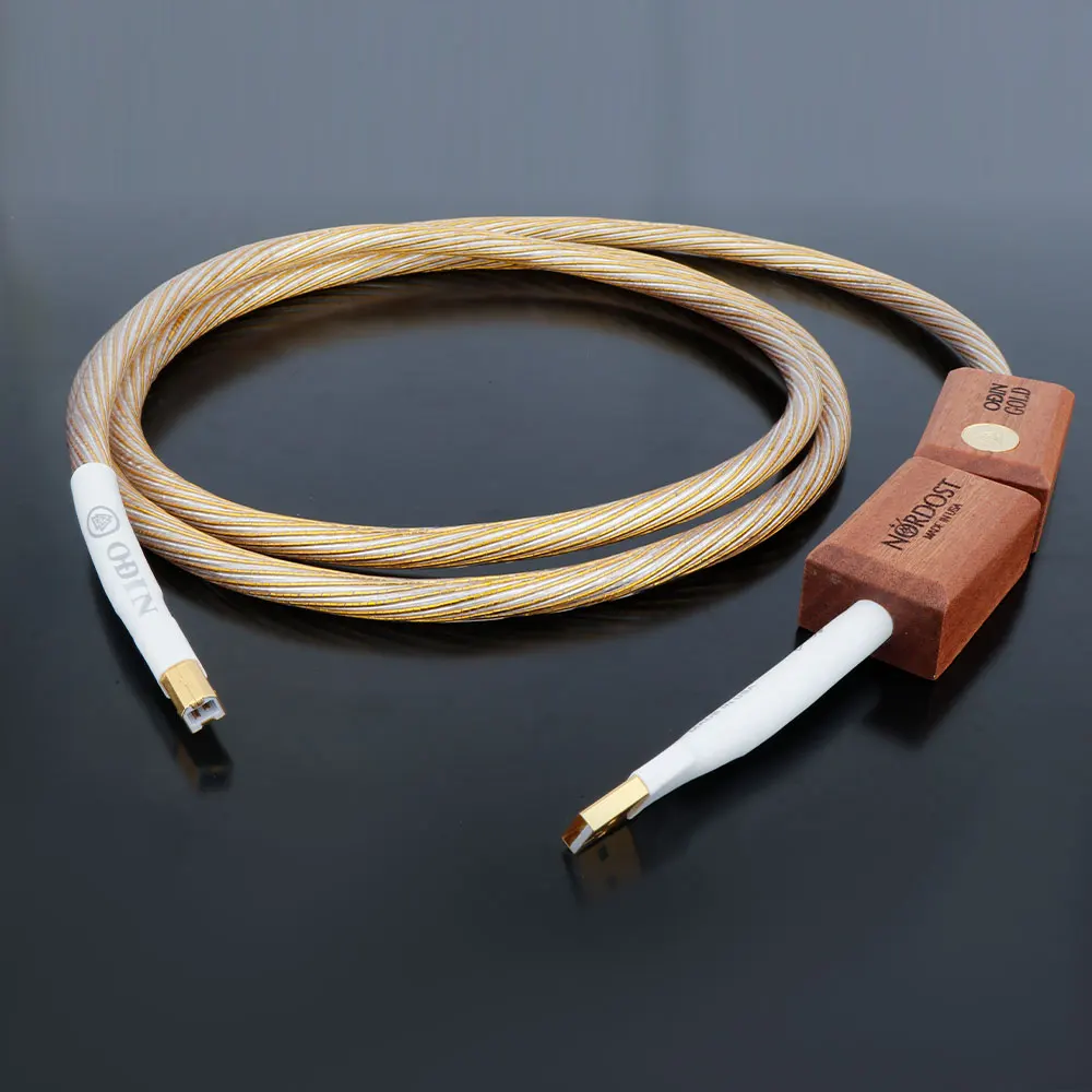 Nordost Odin2 usb cable Gold Plated USB DAC Data Cable For Hard Drive Enclosures, Cameras, DVD Player, Laptop USB Sound Card