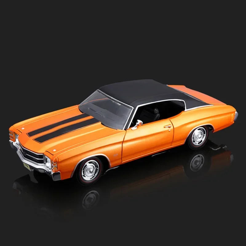 New Product Maisto 1:18 1971 Chevrolet Chevelle Ss454 Coupe Alloy Luxury Vehicle Sport Car Diecast Model Collection Toy Kid Gift