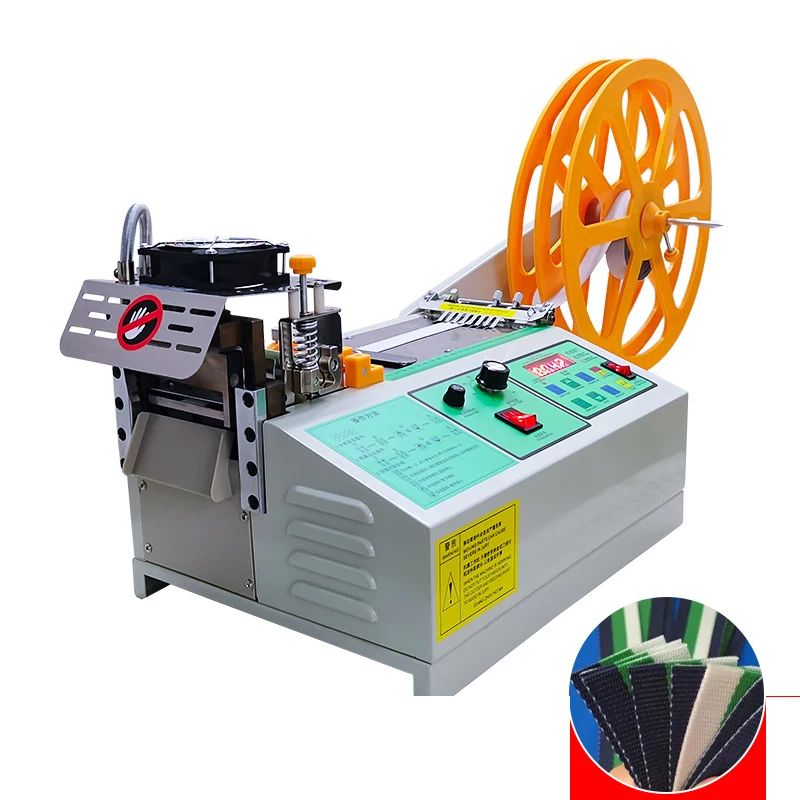 

988T/XL-888 Cold Hot Dual Use Belt Cutting Machine Automatic Electric Ribbon Cutter High Speed Zipper Cutting Machine 110V/220V