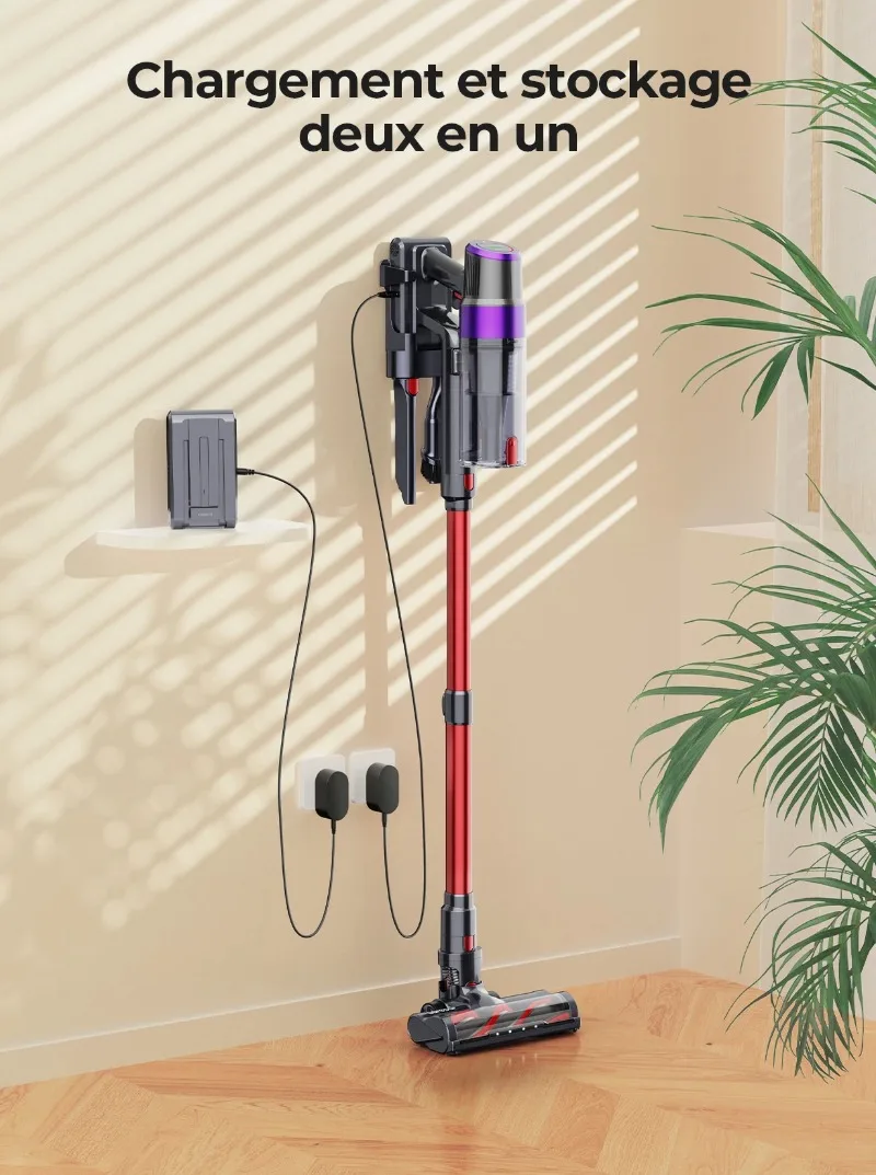 【Trending】TX Laresar V8 Wireless vacuum cleaner Handheld Car 48000PA 500W 60 Minutes Home Device Wireless Detachable Battery Bru