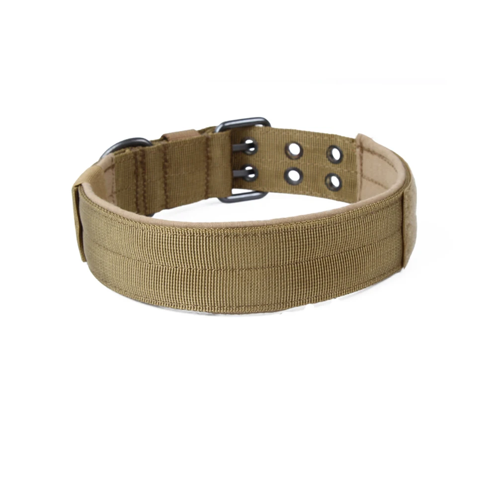 

Five-stage Adjustment Dog Collar Metal Buckle Adjustable Round Neck for Medium Dogs Pet