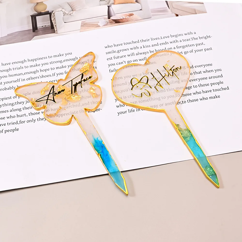 Butterfly Silicone Mold Food Grade Silicone Bookmark Mold Pendant Silicone Mold Safe For Diy Crafts Cake Decorations Hanging