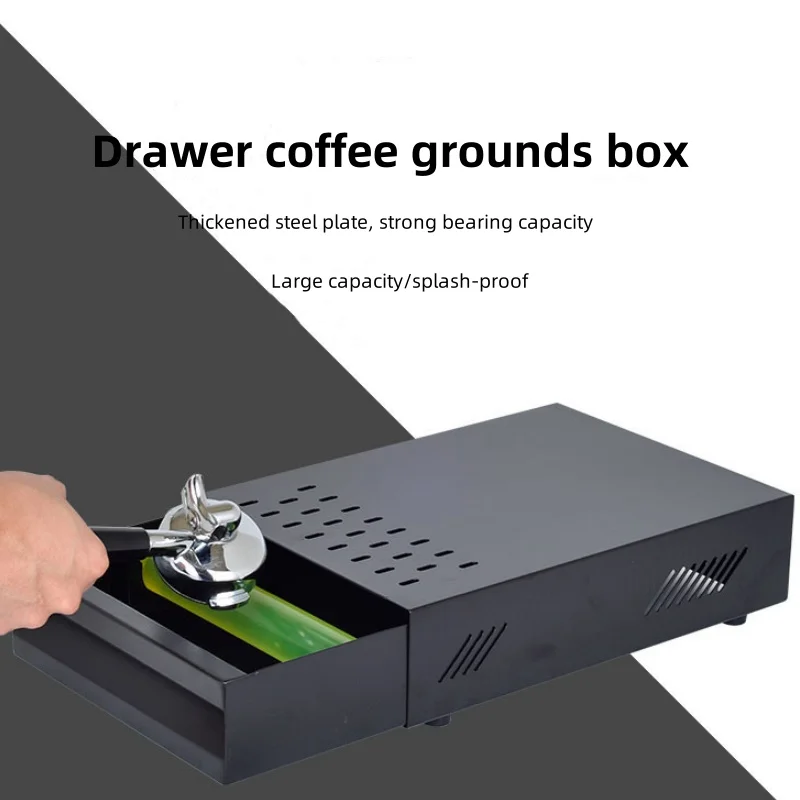 Separate Drawer Coffee Powder Box Coffee Knock Powder Box Coffee Machine Waste Powder Box Supporting Equipment