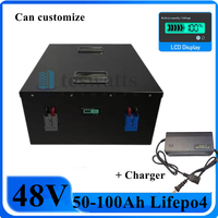 48V 50AH 80Ah 100Ah Lifepo4 lithium battery pack for Ryobi RM480e RM300e ZT480ex 300MV Zero Turn electric riding mower