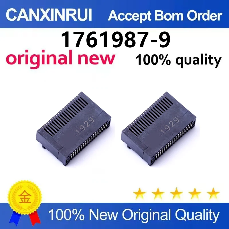（5pcs-10pcs）Brand new original 1761987-9 TE/AMP 38Pin SAS connector socket QSFP+