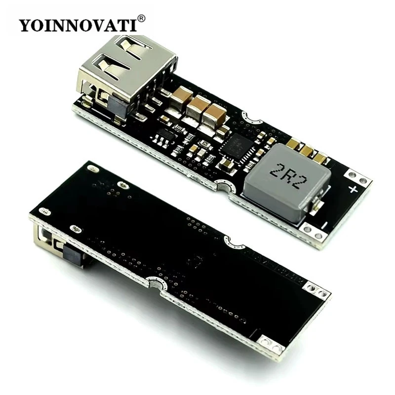 TPS61088 Single Cell Lithium Battery Boost Power Module Board 3.7V 4.2V Liter 5V 9V 12V USB Mobile Phone Fast Charge QC2.0 QC3.0