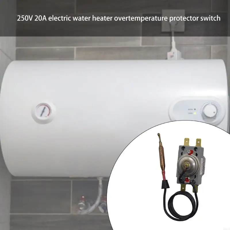 M6CB Precisión 250V 20A Interruptor control temperatura del termostato para calentador agua eléctrico Fácil Prevención