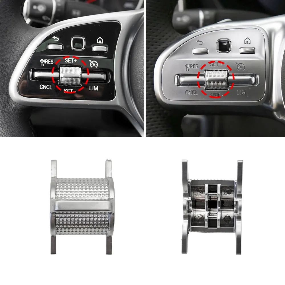 

For Mercedes W205 W253 W167 W247 Car Steering Wheel Multifunction Control Buttons Cover For Benz A B C GLC GLA GLS GLE Class