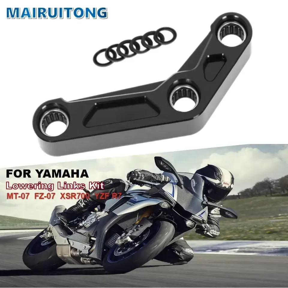 

YZF R7 Lowering Links Kit For YAMAHA MT07 FZ07 XSR700 2014-2022 Motorcycle Rear Suspension Cushion Connecting MT FZ 07 XSR 700