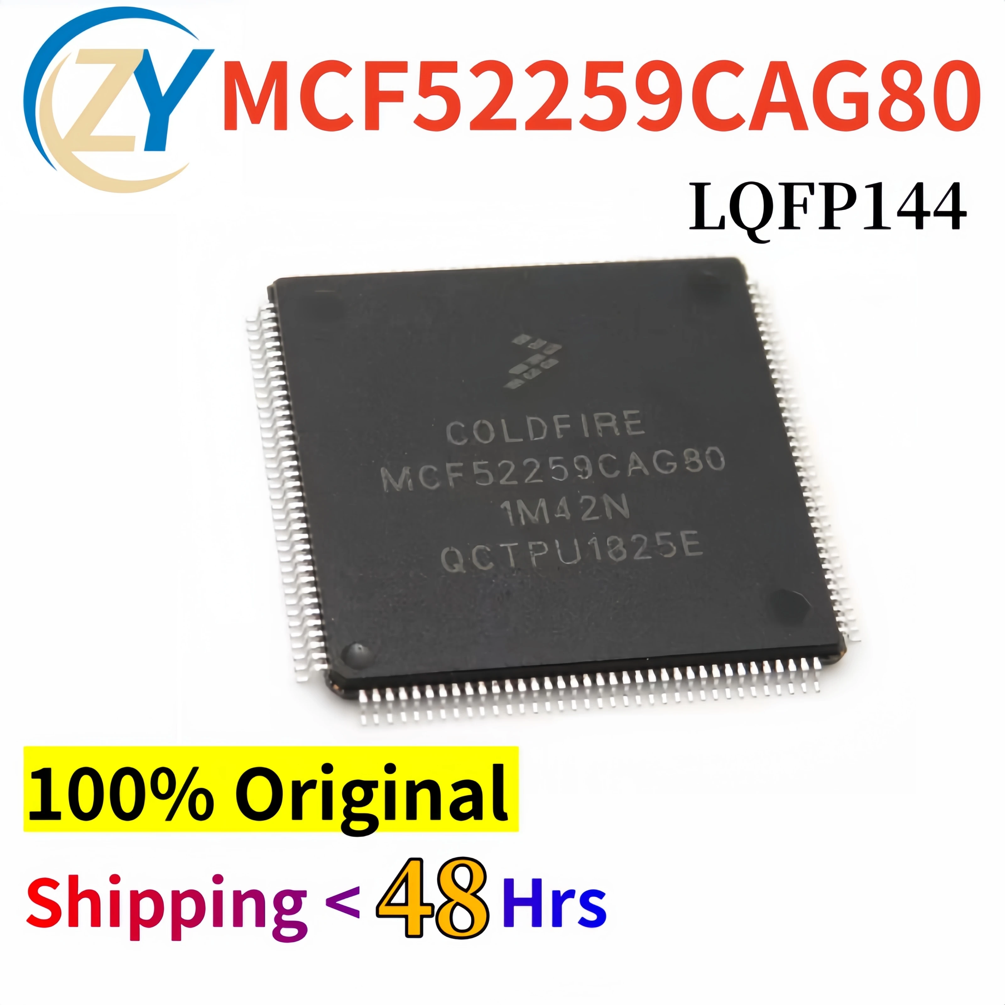 100% Original MCF52259 LQFP144 MCF52259CAG80 80MHz 32-Bit MCU 3V-3.6V Guaranteed Quality