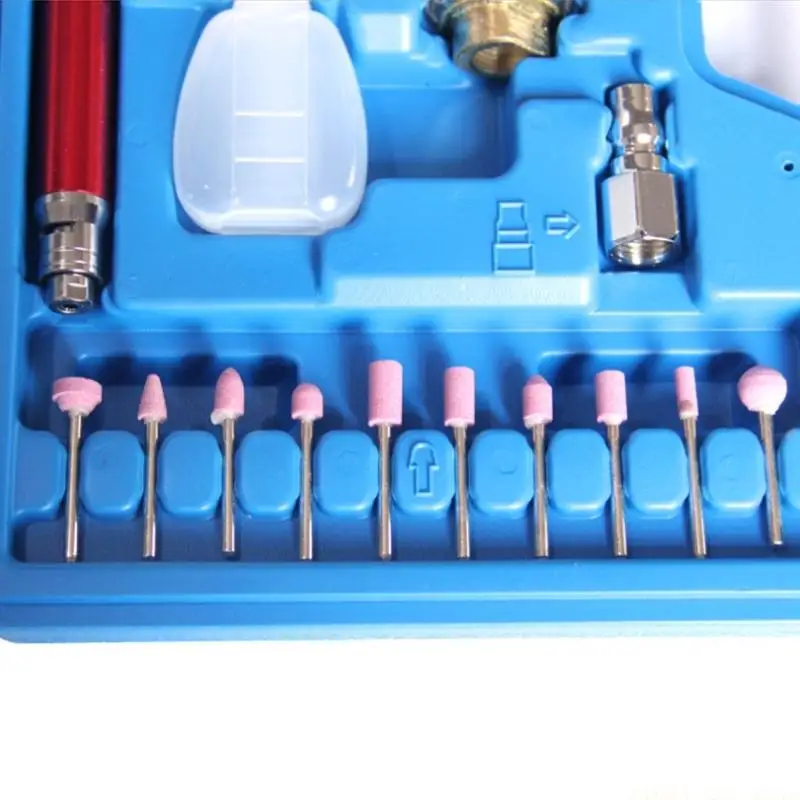 A2BE Multfiunctional Manual Air Grinder High Air Mini Die Grinder Mini Pencil Polishing Engraving Tool Grinding