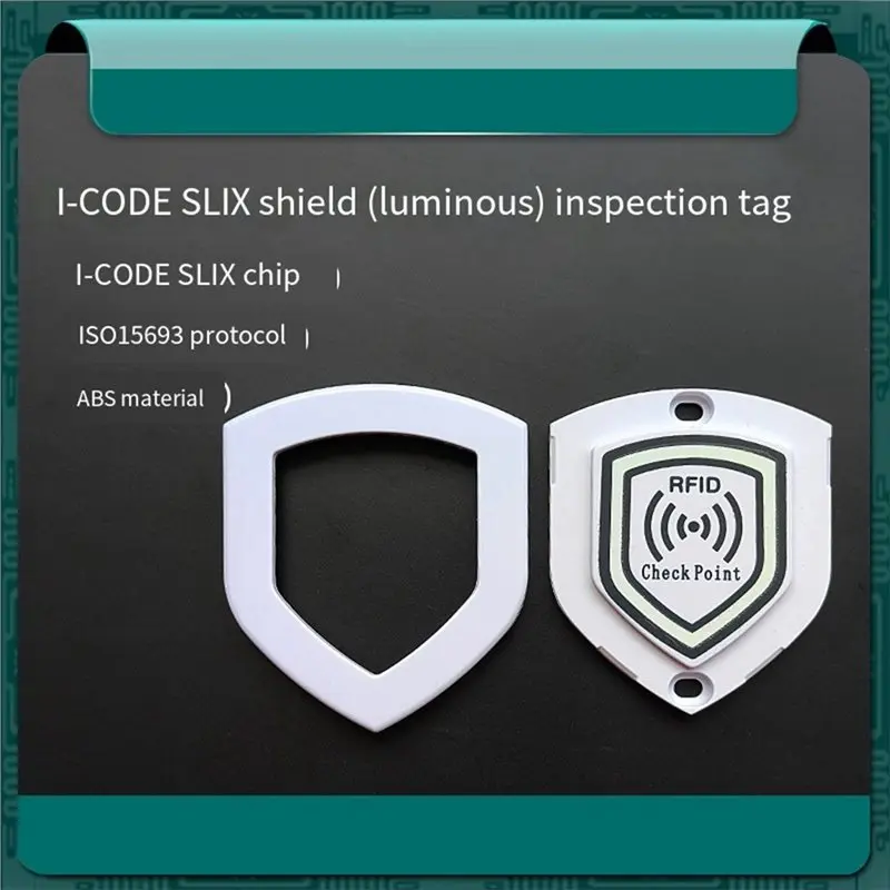 -[A51I Digital] Shielded 13.56Mhz RFID Patrol Point Card ISO15693 Anti-Metal 1024Bit Inspection Tag For Security Applicati
