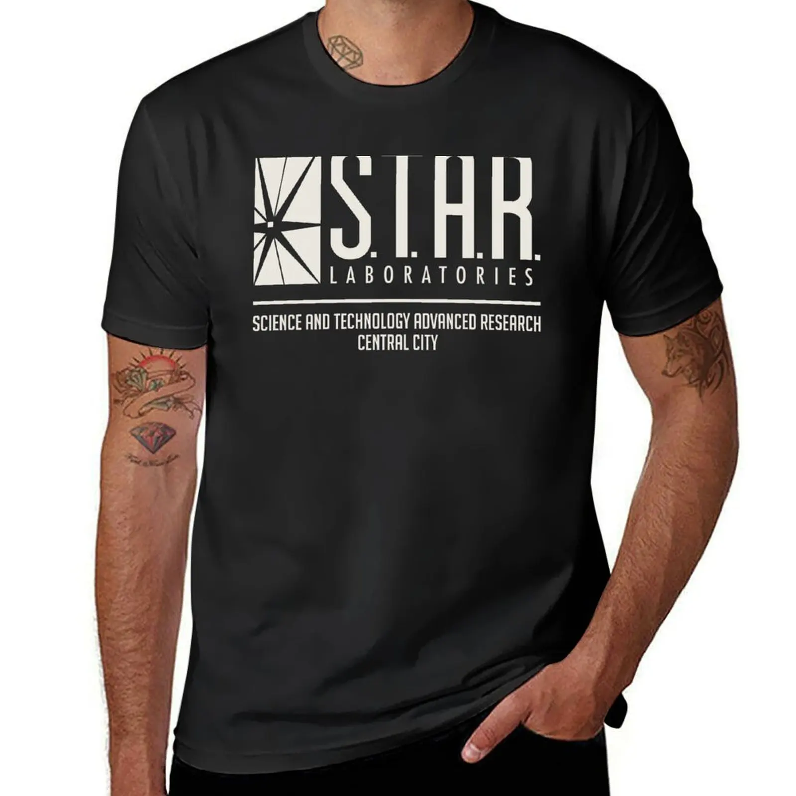Star Labs T-Shirt maßge schneiderte übergroße einfache Bräuche entwerfen Sie Ihre eigenen schweren T-Shirts für Männer