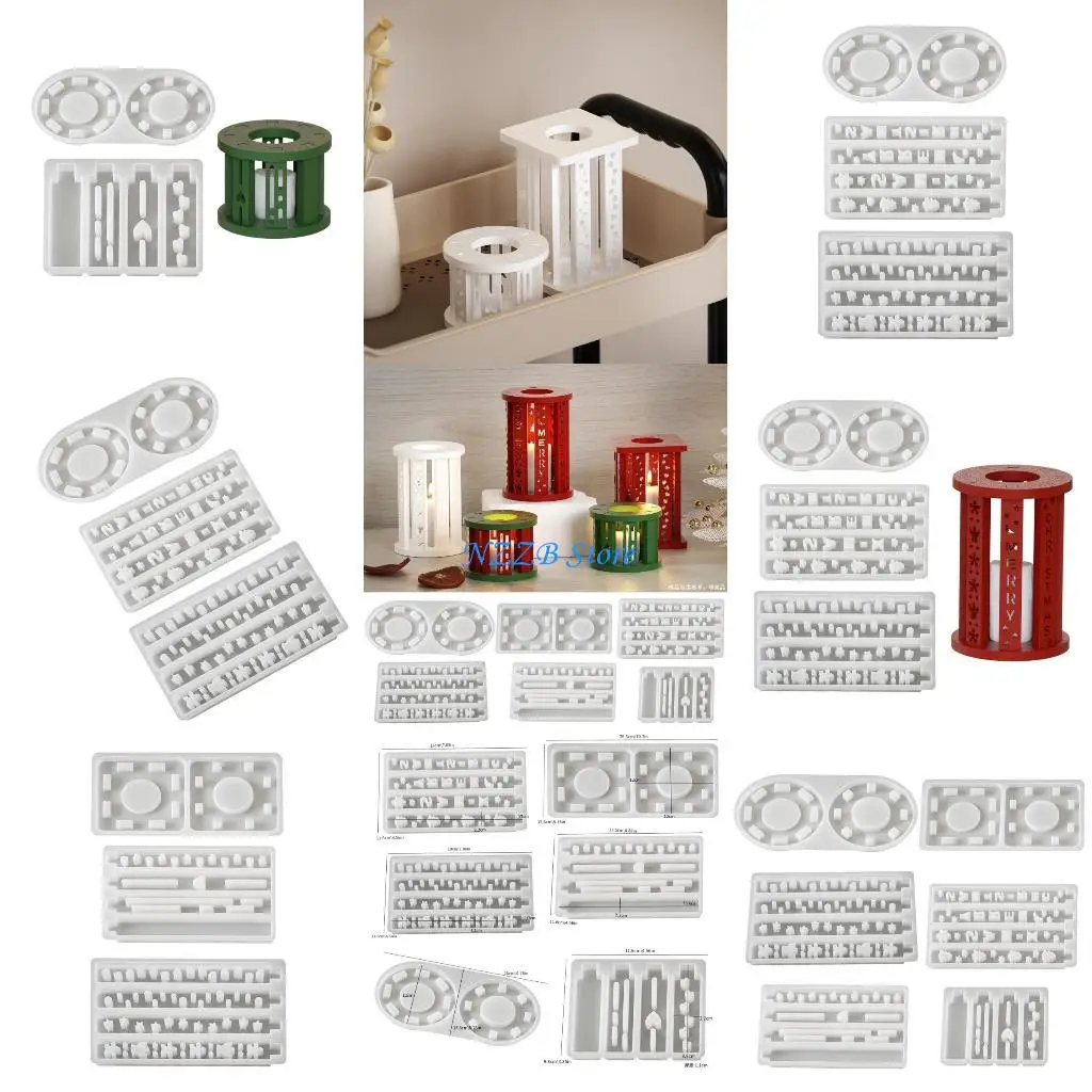 

T21F Практичная круглая прочная силиконовая форма для лампы, свечи, модный аксессуар для домашних посиделок и праздничных