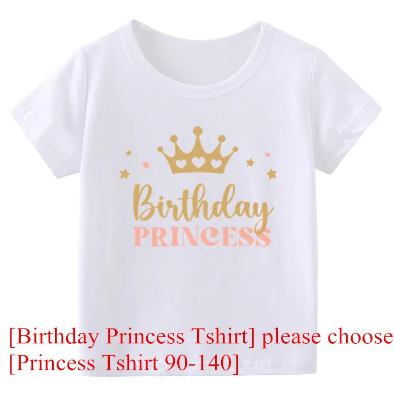 Baby Kids Girl Birthday Party Family Costume Father Mother Kids Tshirt Family Matching Outfits