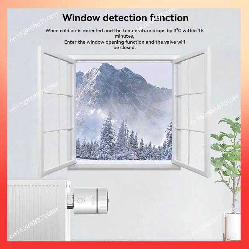 

ABNR Tuya Wi-Fi умный термостат TRV термостатический привод клапана радиатора умный дом клапан контроля температуры