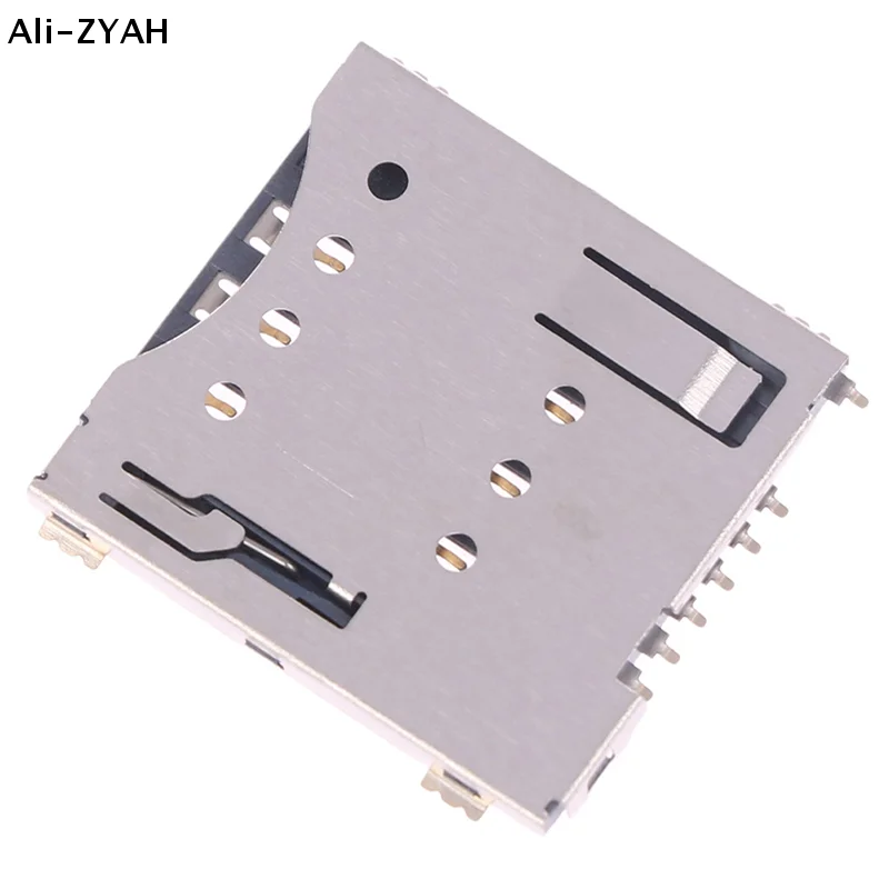 【ZAy】CCA4-MUP-C792 Original SIM Card Connector Patch Self-piercing 6 +1 P SIM Card Slot Socket