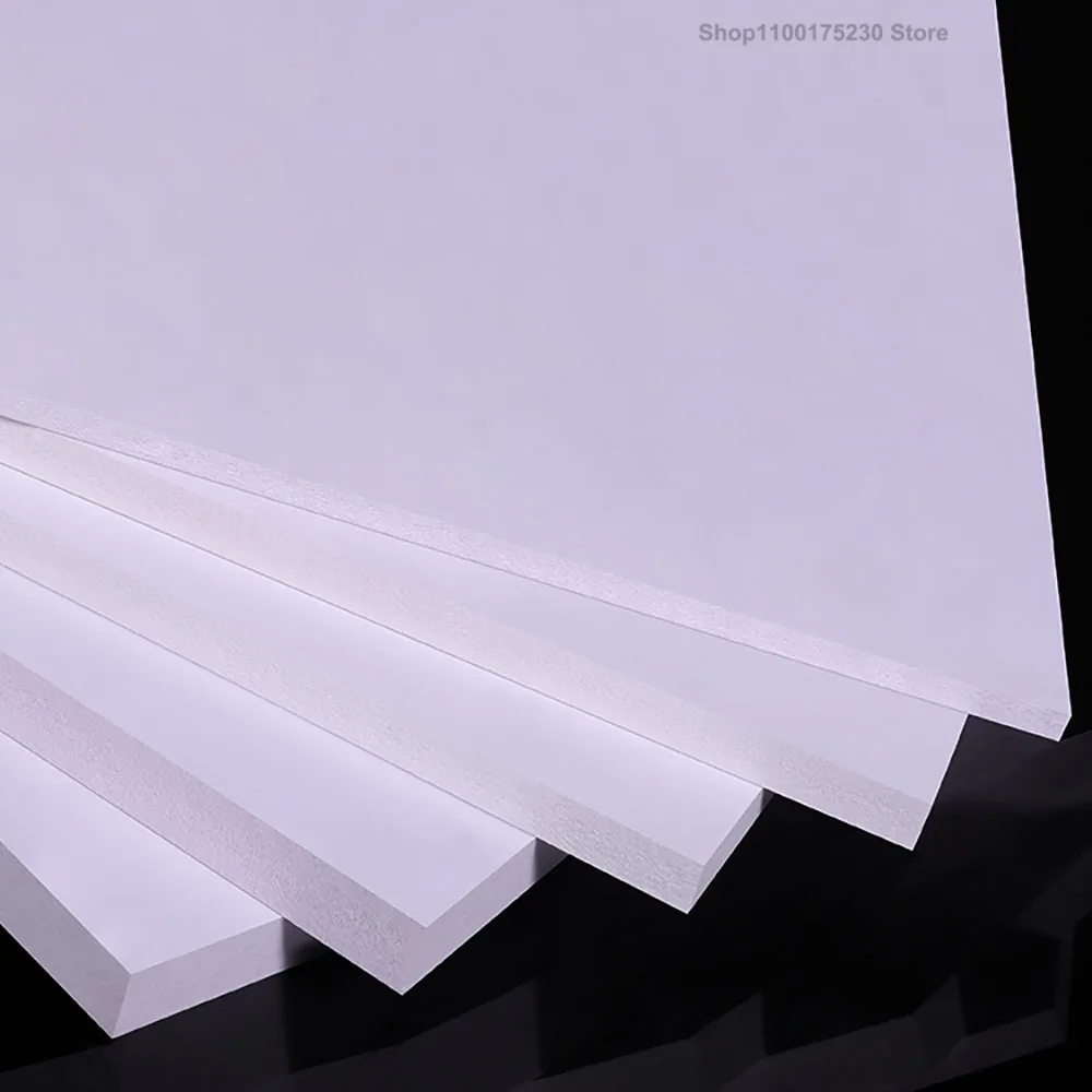 White PVC Sheet Foam Board Handmade Model Making Material Plastic Flat Board For DIY Building Model Materials