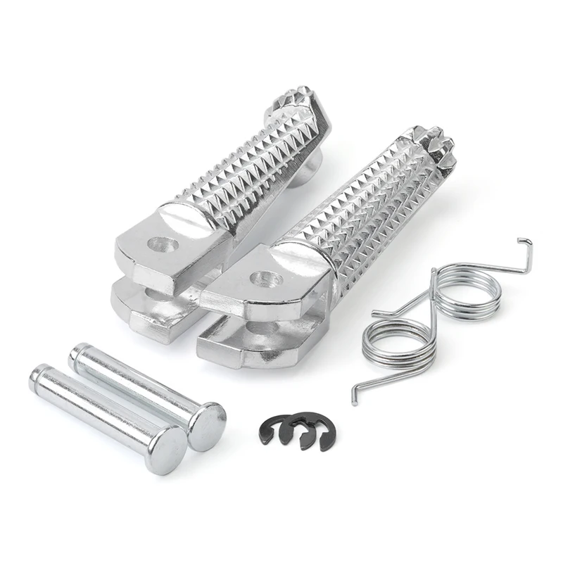 مسند للقدمين الأمامي للدراجة النارية مزود بأوتاد للقدمين من ياماها YZF R3 R25 R125 MT03 MT07 MT09 MT10 MT25 MT125 FZ6 N/S FZ09 XJ6 XJR