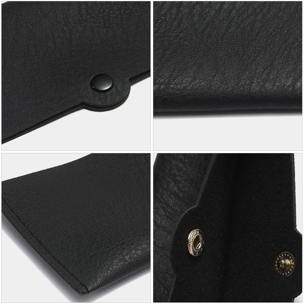 

1Set Premium Glasses Case Large Capacity Stylish Simple Design Fits All Reading Glasses Easy Care Buckle Closure