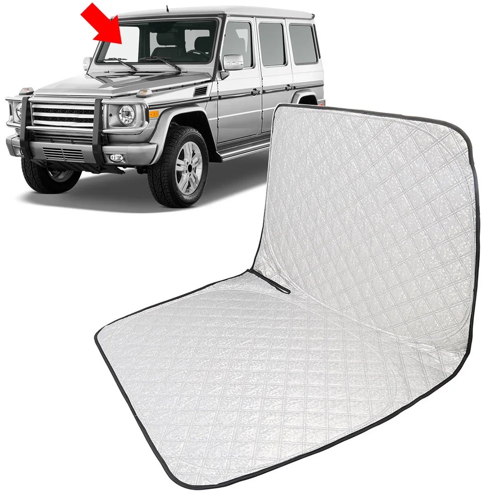 

Car Foldable Front Windshield Sun Shade For Mercedes G W463 G550 G55 G63 G65 1990-2018 Wear Resistant