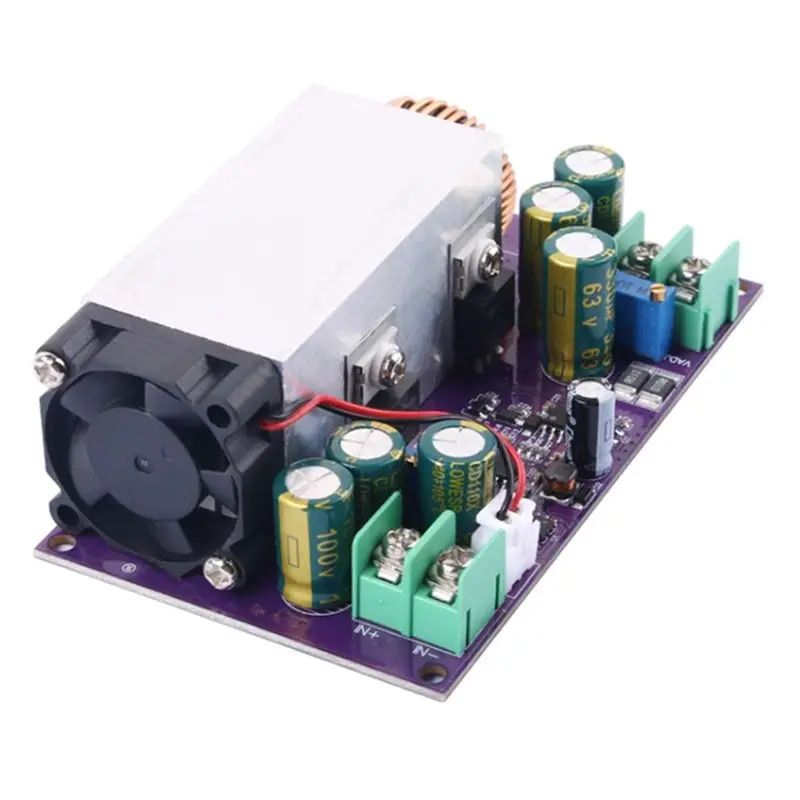 DT17 600W DC-DC Buck Converter 12-75V to 2.5-50V Step Down Power Supply Module for Constant Voltage Current Adjustable