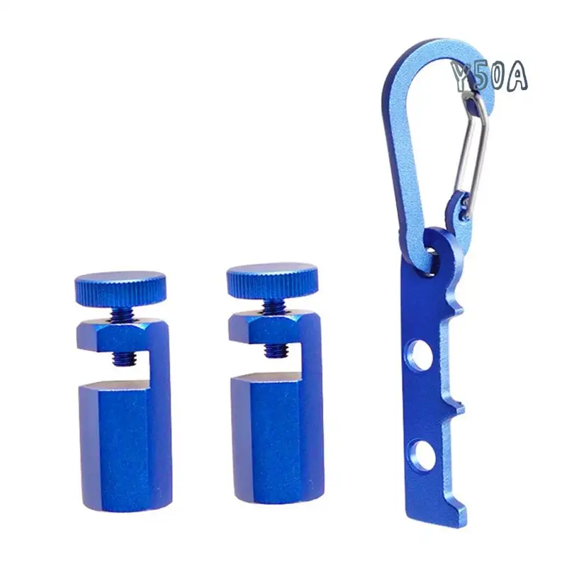 

Y50A-Tall Stair Gauges With Holder&Carabiner Knobs For Framing Square, Versatile Circular Saw Layout Tool For Stair Stringers