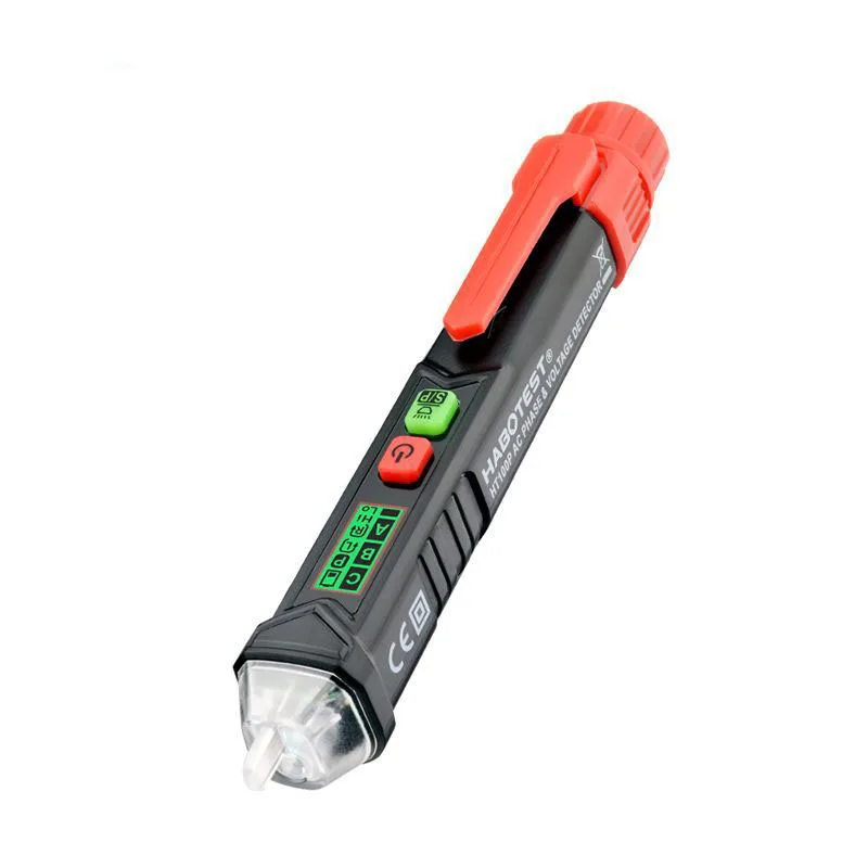 U50 HT100P Non Contact 3 Phase Rotation Indicator AC Voltage Detector Pen Tester Right Left Normal Reverse Rotation Pencil