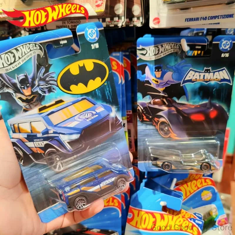 

New In Stock Original Hot Wheels Hdg89 Silver Series Batman 1:64 Scale Diecast Car Model Diecast Collection Gifts Birthday Toys