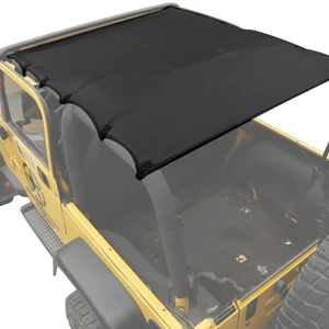 Soft leather roof top cover, parasol, anti UV, extended bikini top, car outside accessories, jeep wrangler tj 1997-2006 10 Main Sales Jeep Wrangler Capout - №3