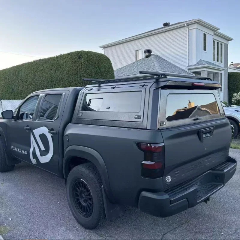 Aluminum Hard Top Canopy With Sliding Window Durable Heavy Duty Waterproof Easy Install Off Road Universal Fit Sturdy Practical