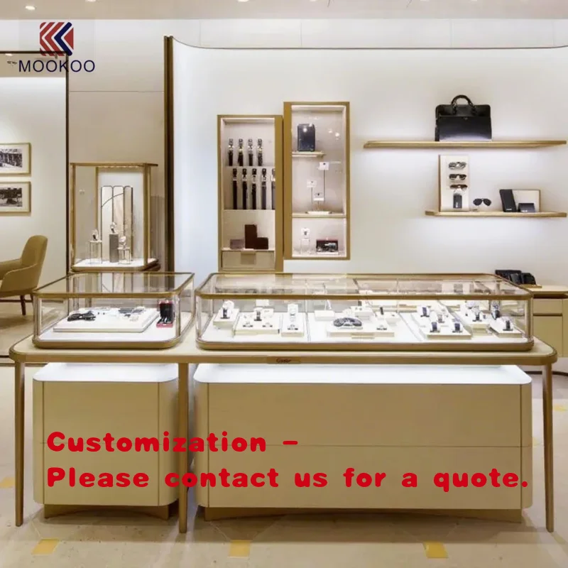 custom.Luxury Custom Stainless Steel Optical Retail Interior Design Shop Furniture Display Fixtures Custom Showcases