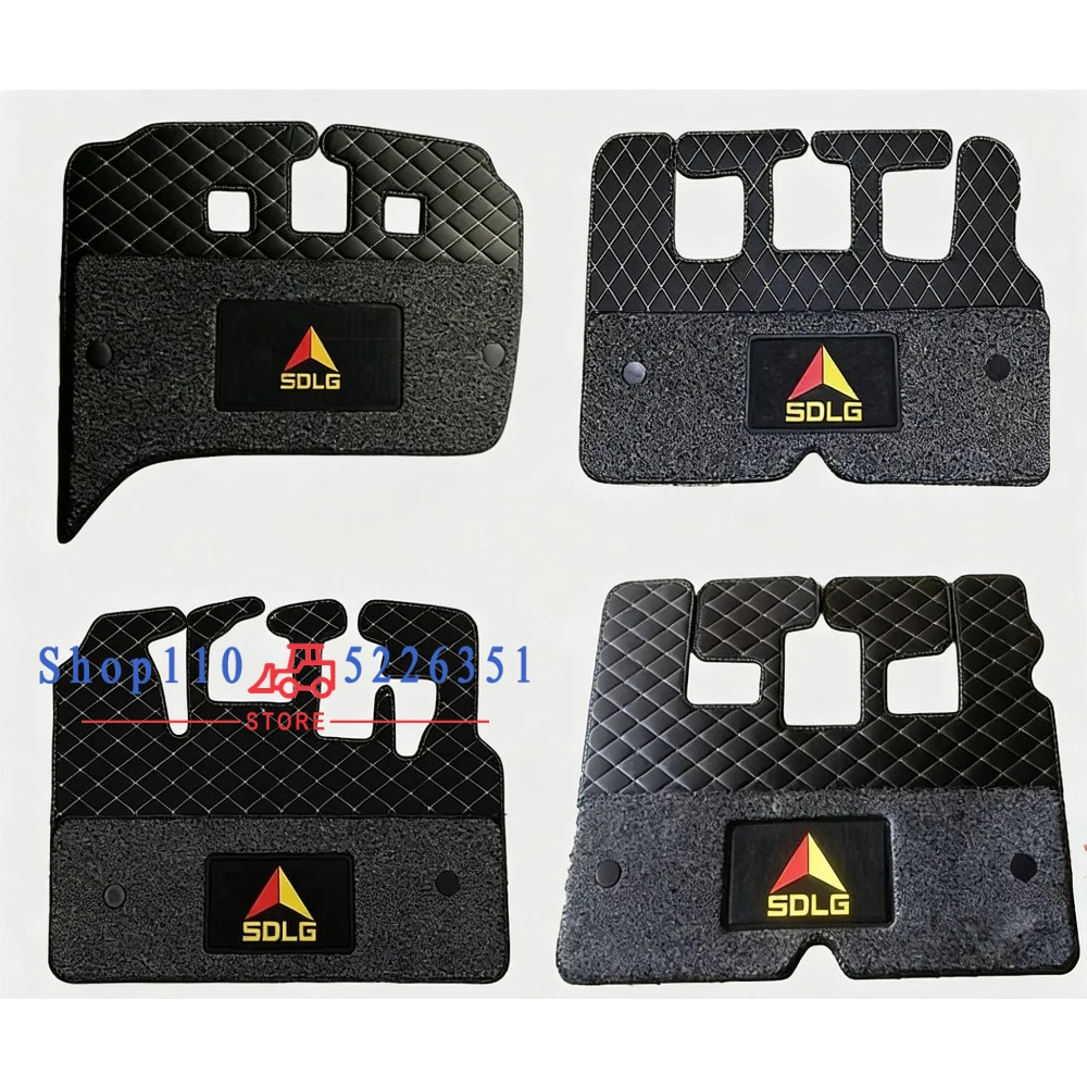 For SDLG Excavator Cab Floor Mat for E6 55 60 75 80 135 210 375 400 550 F/H Carpet Hydraulic Hammer
