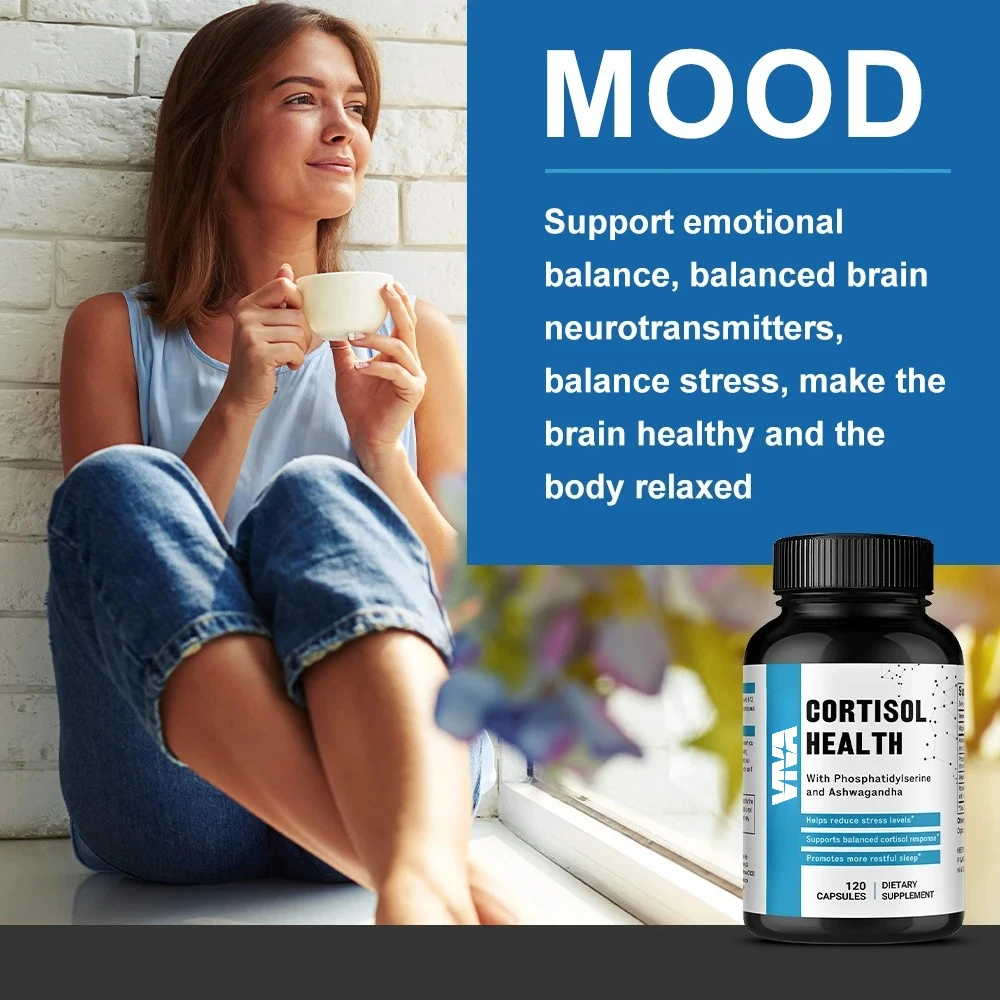 Cortisol Health – Stress Relief,Balanced Cortisol Response,Relaxation & Deep Sleep,with Phosphatidylserine,Magnesium,Ashwagandha