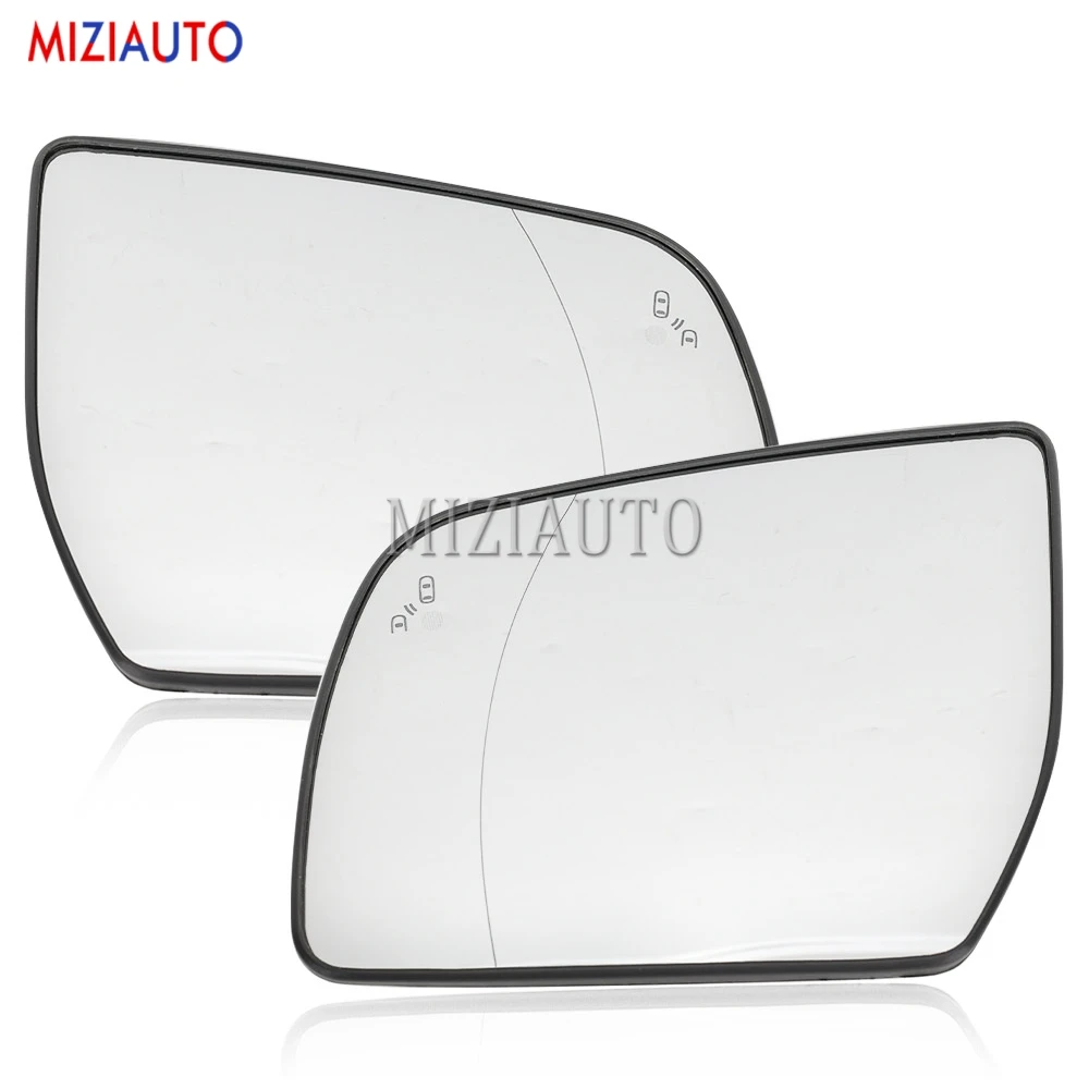 Side Mirror Glass for Ford Ranger PX1 PX2 15-21 Shaker UA 15-21 US Version 2019-2022 Blind Spots Heated Door Wing mirrors Lens