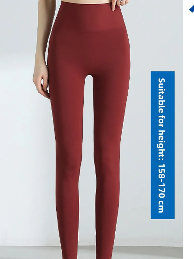 Spodnie do jogi damskie ze skóry karłowatej, model 2025, z wysokim stanem, wyszczuplające, na wiosnę, lato i jesień, odzież wierzchnia, kontrola brzucha, modelujące pośladki.