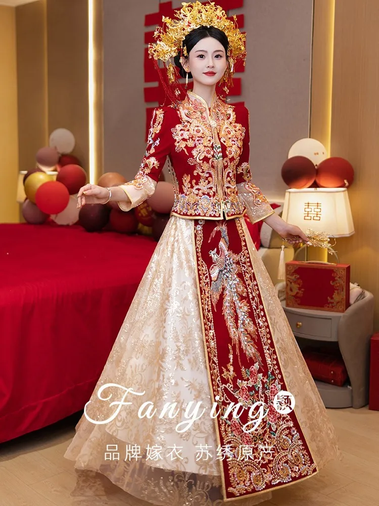 Heavy Industry's new Chinese-style wedding dress and toasting plus-size clothing