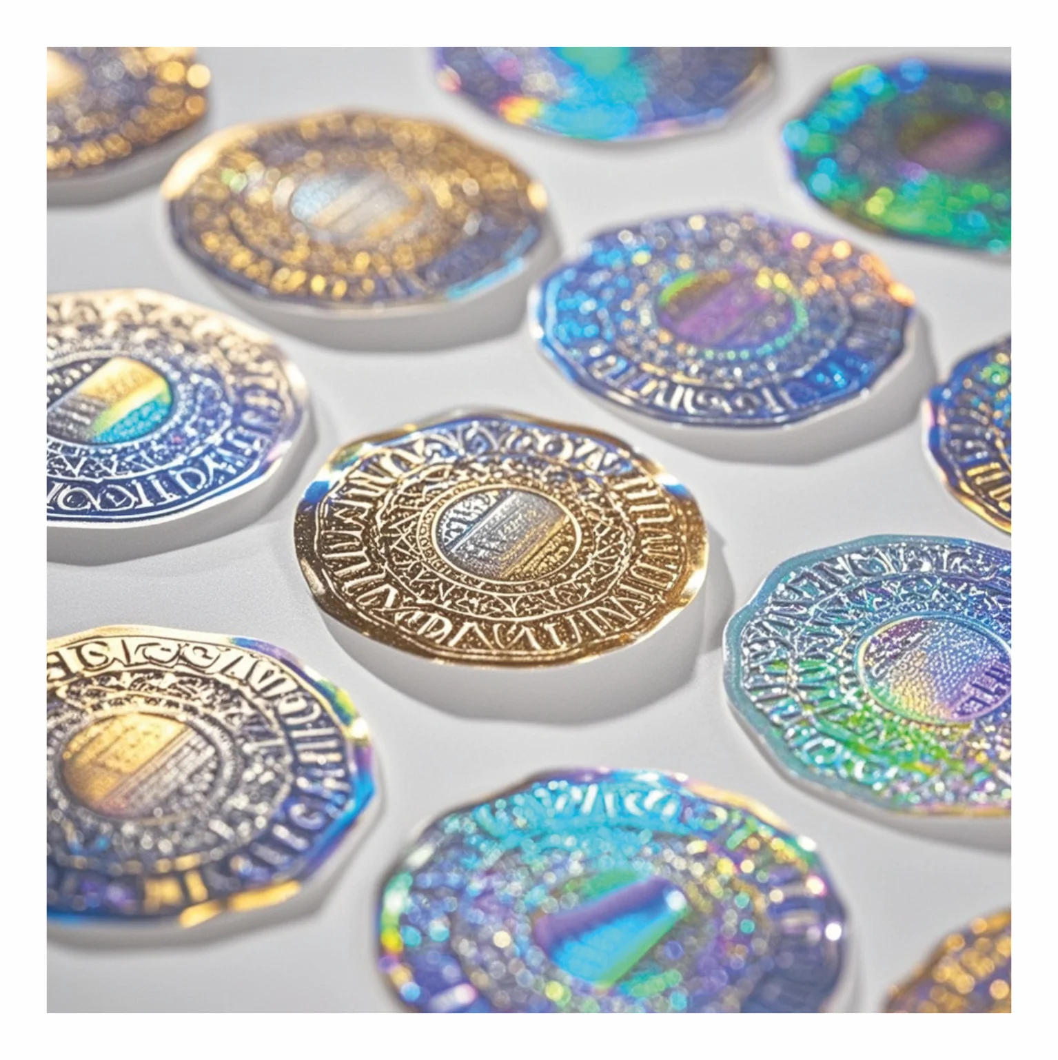 Brand New Make High Quality Genuine Security Hologram Seal Eas Security Labels With High Quality