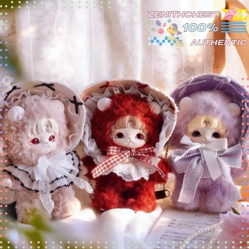 

Плюшевая кукла Mijuan Fluffy Sweet Dream Series: милый кролик в виниловой коробке-сюрпризе, очаровательные фигурки для дома и офиса
