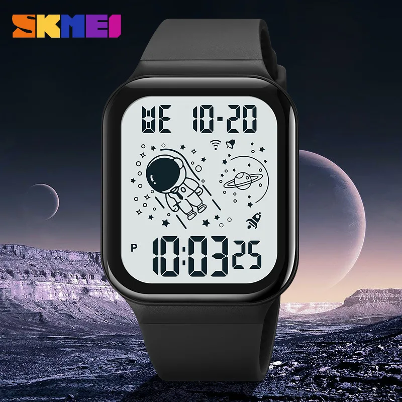 

Skmei Spaceman Men's Commuter Electronic Watch Student Luminous Waterproof Electronic Watch Outdoor Sport Watch