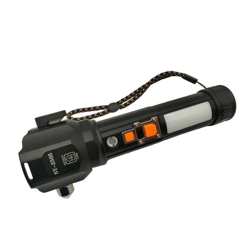 Zoomable Multi-function Flashlight High Brightness Portable Waterproof Long Endurance Torch for Outdoor