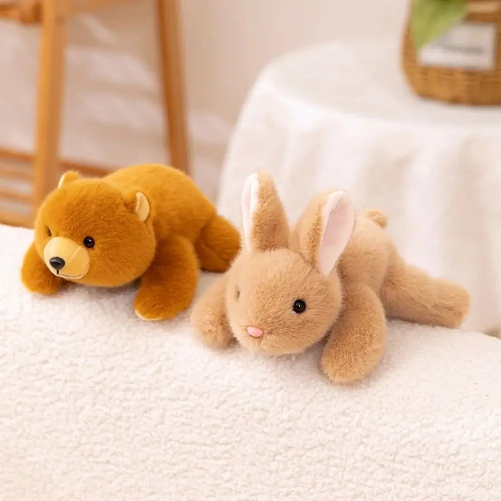 

Sloth Husky Plush Lying Animal Table Ornament Pig Panda Raccoon Bear Plush 18cm Soft Pillow Stuffed Animal Doll Christmas Gift