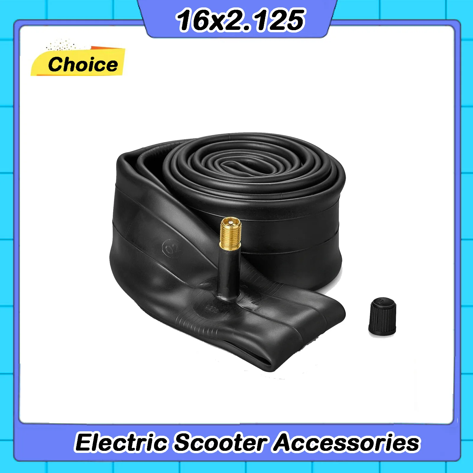 

16 inch Inner Tire 16x2.125 Camera Inner Tube for Electric Scooters / Bicycle /e-Bike for 16 Inch Wheelchair Tyre