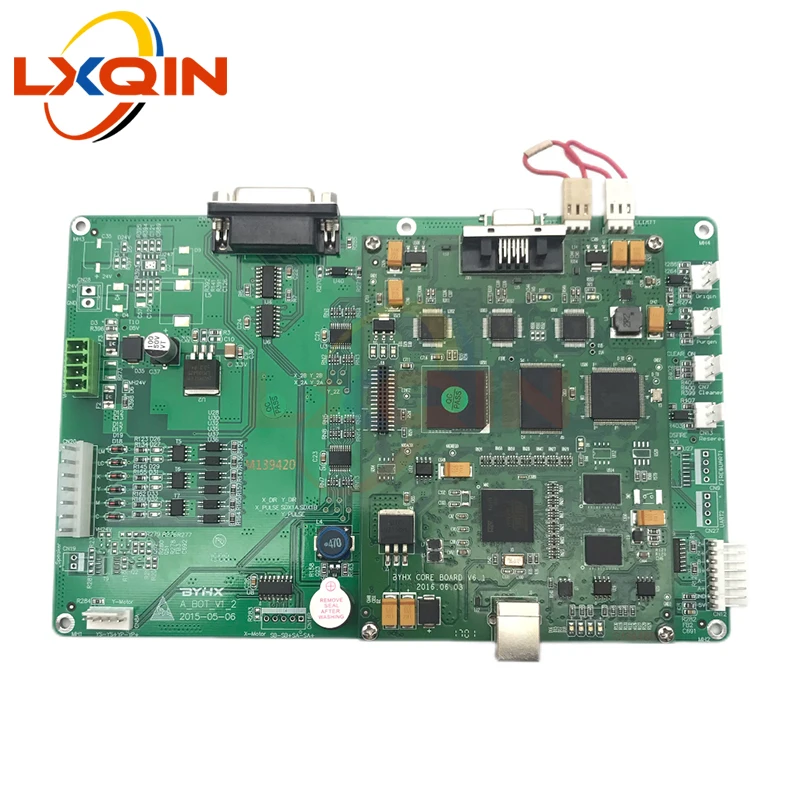 LXQIN 1024i 8heads BYHX main board for Konica KM1024i carriage board for Human Flora printer