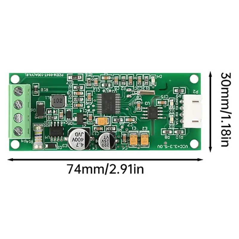 A69EPZEM-004T AC Digitales Multifunktionsmessgerät mit Spule 0-100A 80-260V TTL Stromtestmodul Volt Amp Watt Leistungsmessung – Detail 9