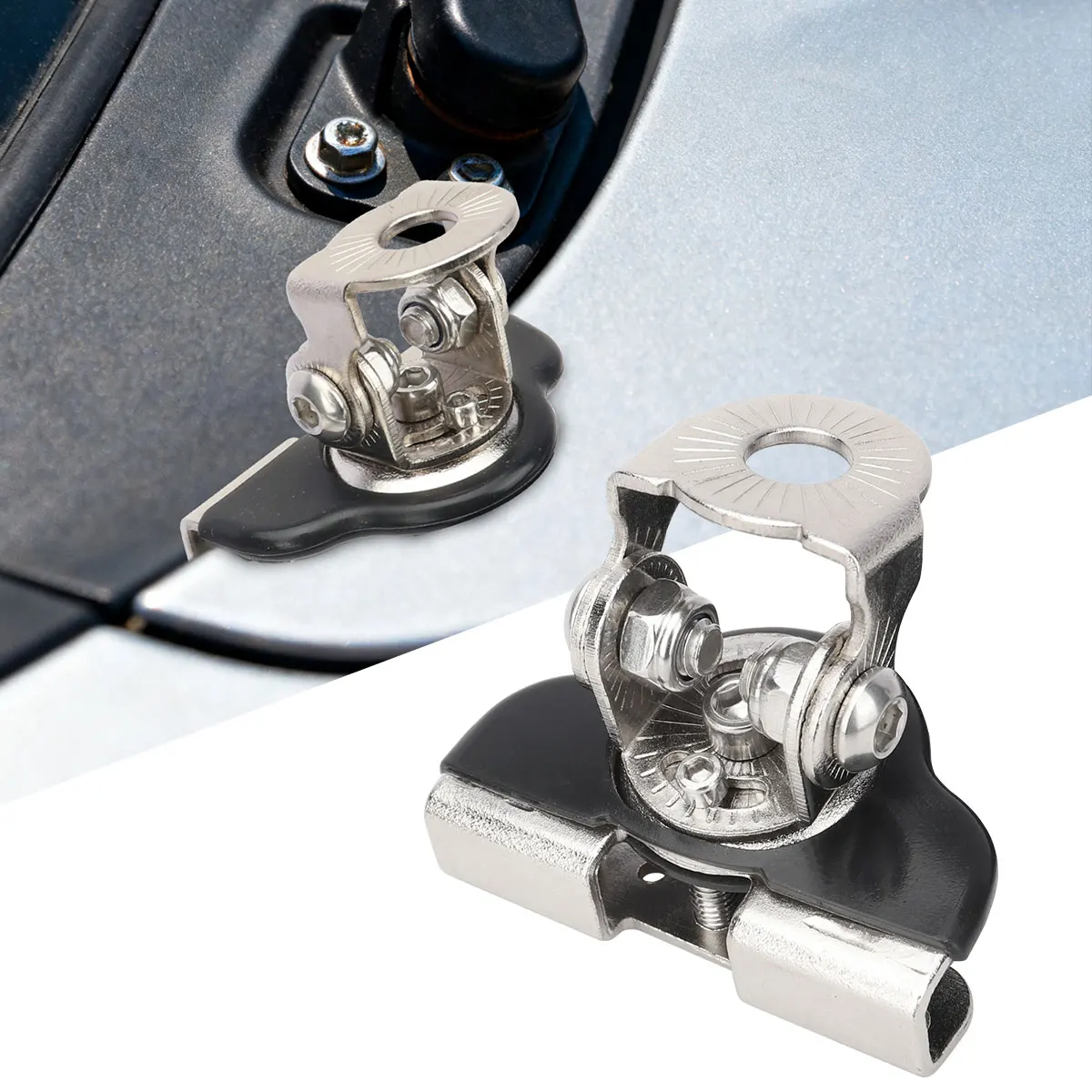 

Car Hood LED Work Light Bar Mounting Bracket Clamp External Fixed Lamp Holder Universal For Off-Road 4x4 Vehicle Modified Access