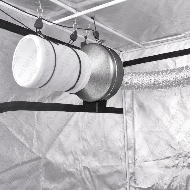 Purificador de filtro de ar de carbono ativado cilíndrico para tenda de planta de estufa de 4 polegadas, 6 polegadas e 8 polegadas